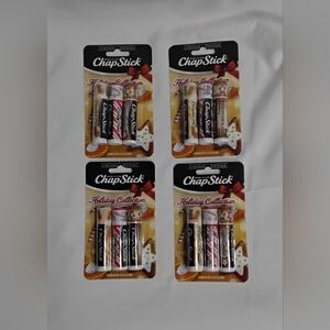 ChapStick Limited Edition Holiday Collection Trio - 3 Sticks Lot of 4